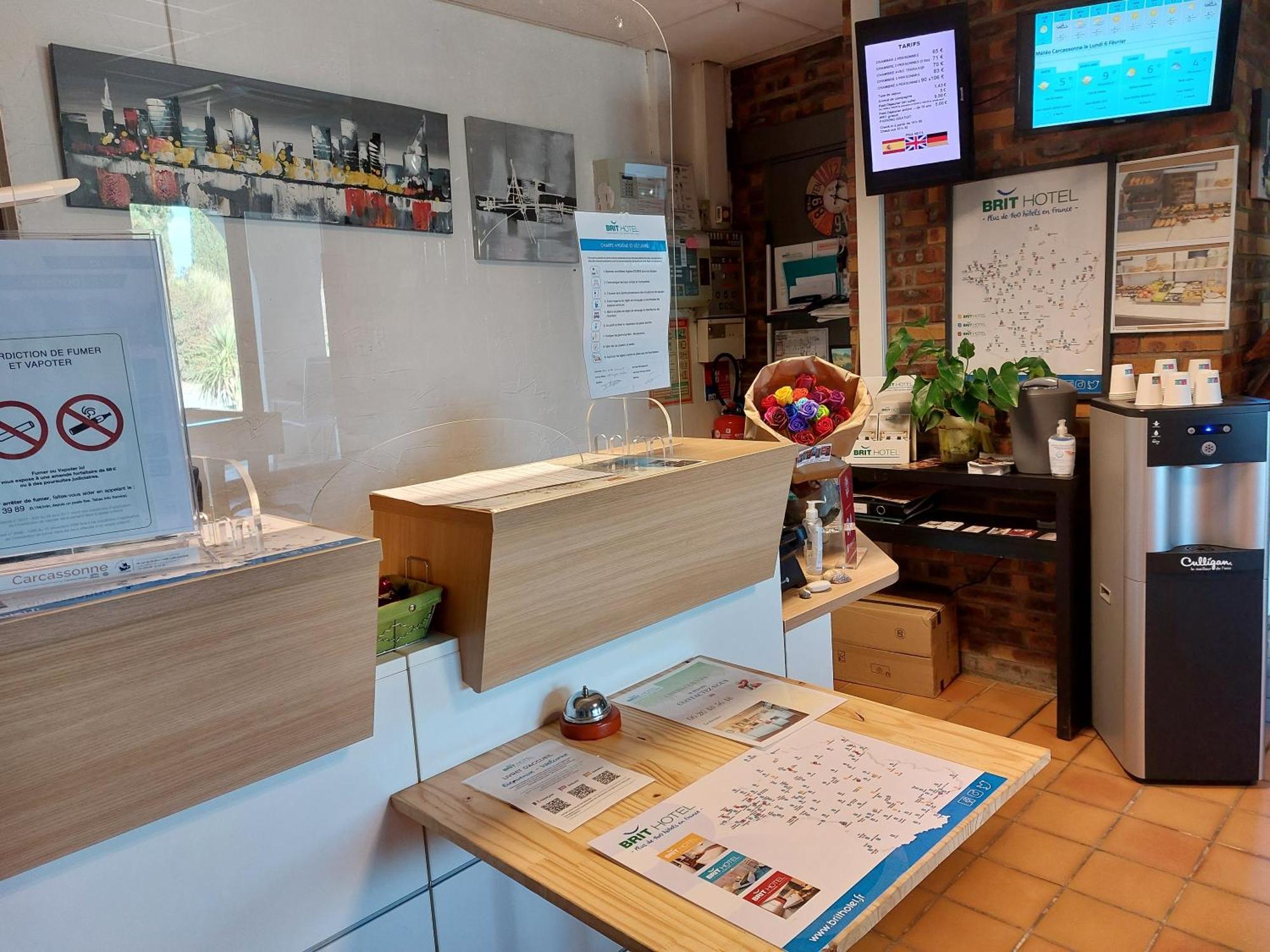 Brit Hotel Bosquet Carcassonne Cite Eksteriør bilde