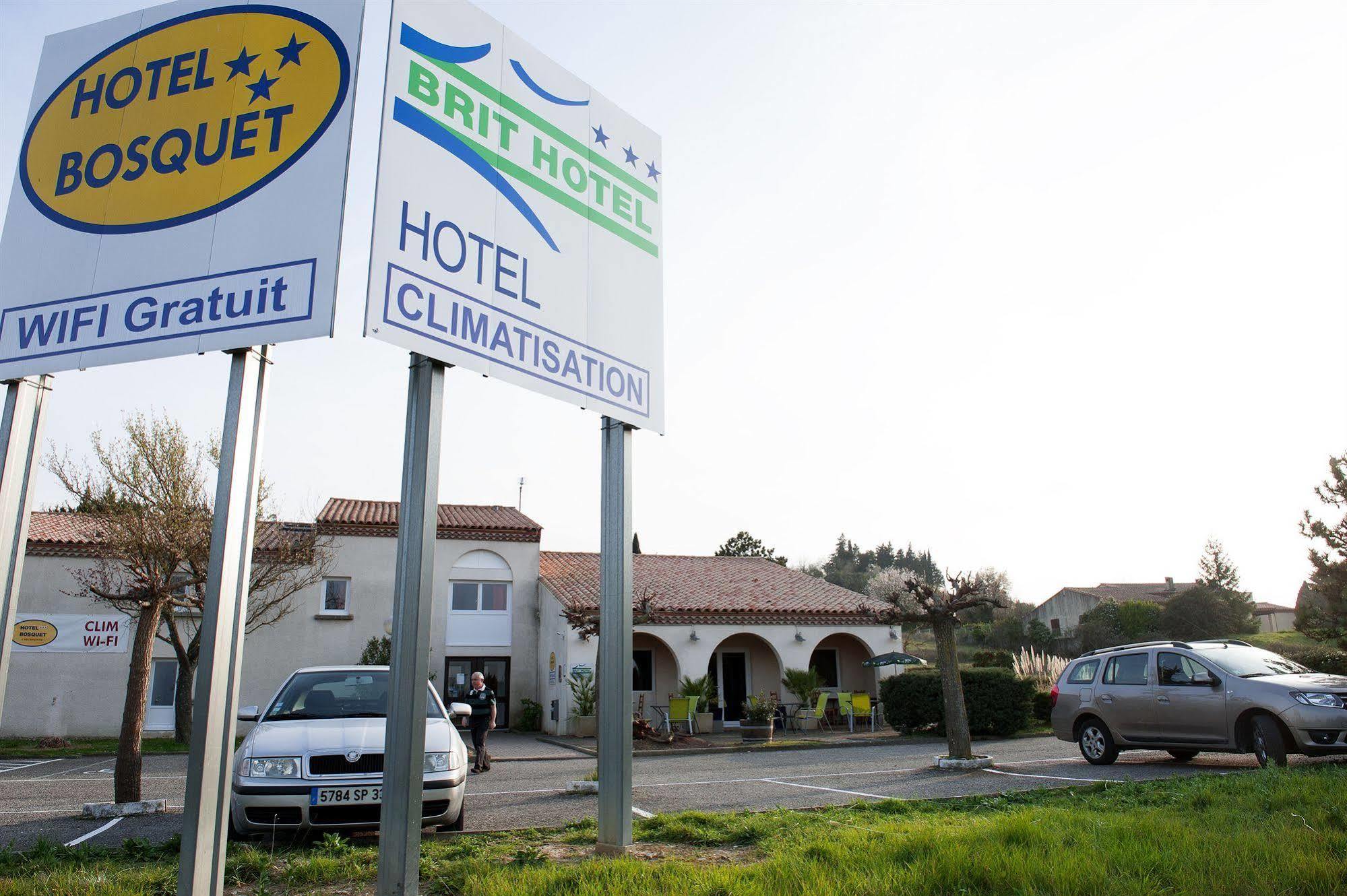 Brit Hotel Bosquet Carcassonne Cite Eksteriør bilde